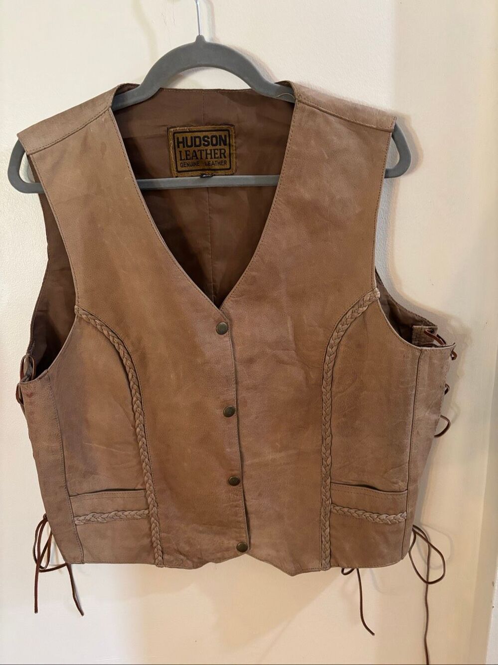Hudson Leather Vest